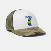 CAP HUF BAD CAT TRUCKER CAMO