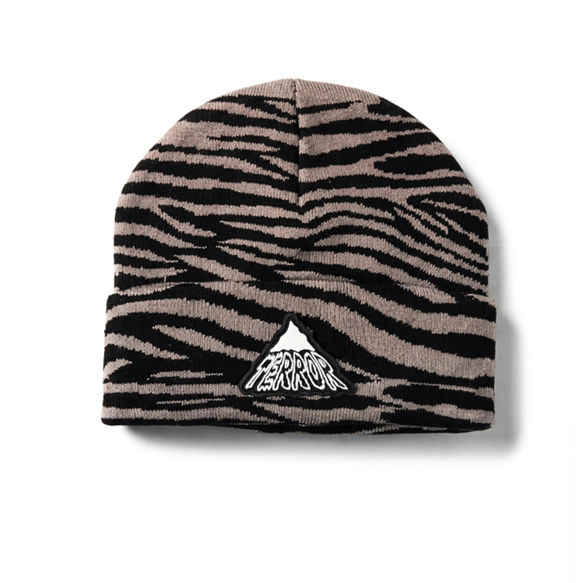 Beanie TERROR Og Logo Zebra Light