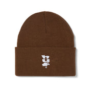 BEANIE HUF SET MEGABLAST CUFF BROWN