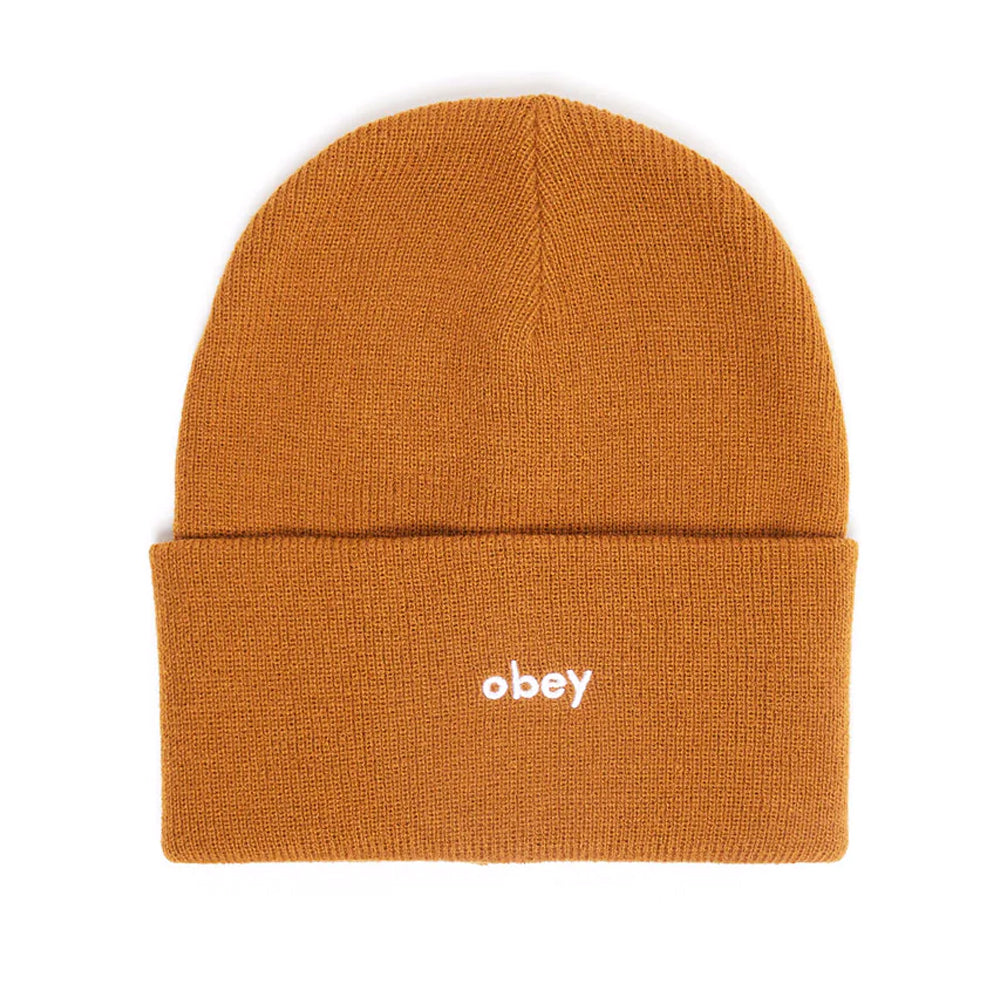 BEANIE OBEY KARMA RUBBER BROWN