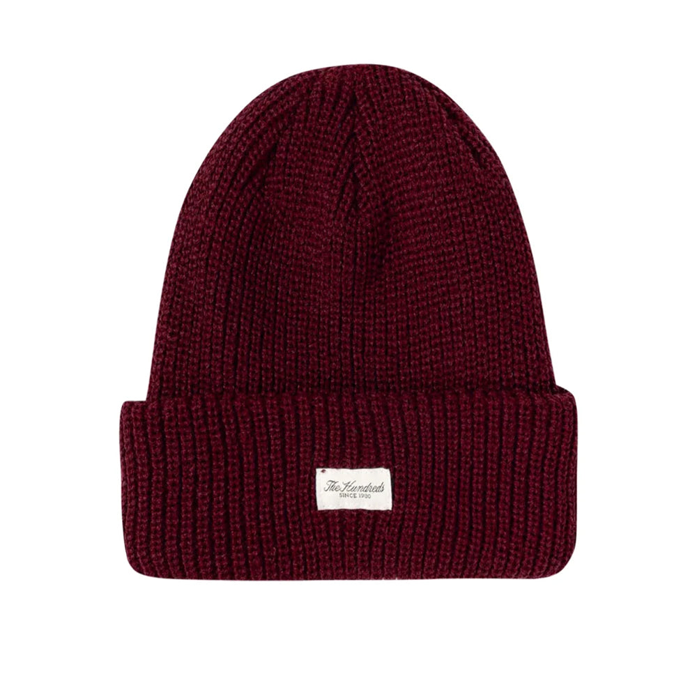 BEANIE THE HUNDREDS F22 CRISP BURGUNDY