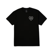POLERA HUF BE MINE S/S TEE BLACK