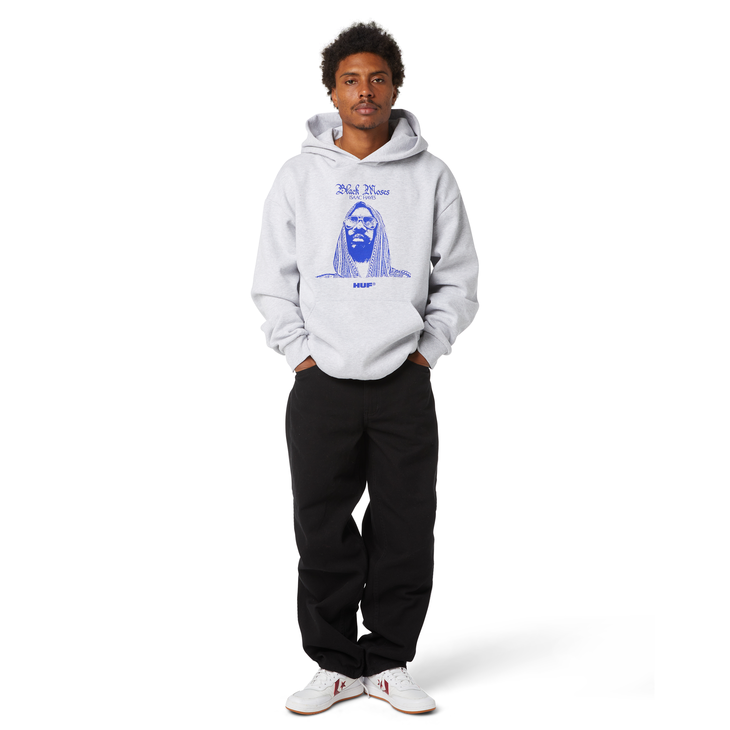 Poleron HUF Black Moses P/O Heavyweigth Ash