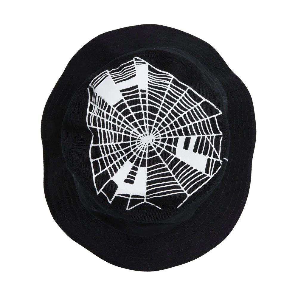 BUCKET HUF TANGLED WEBS BLACK