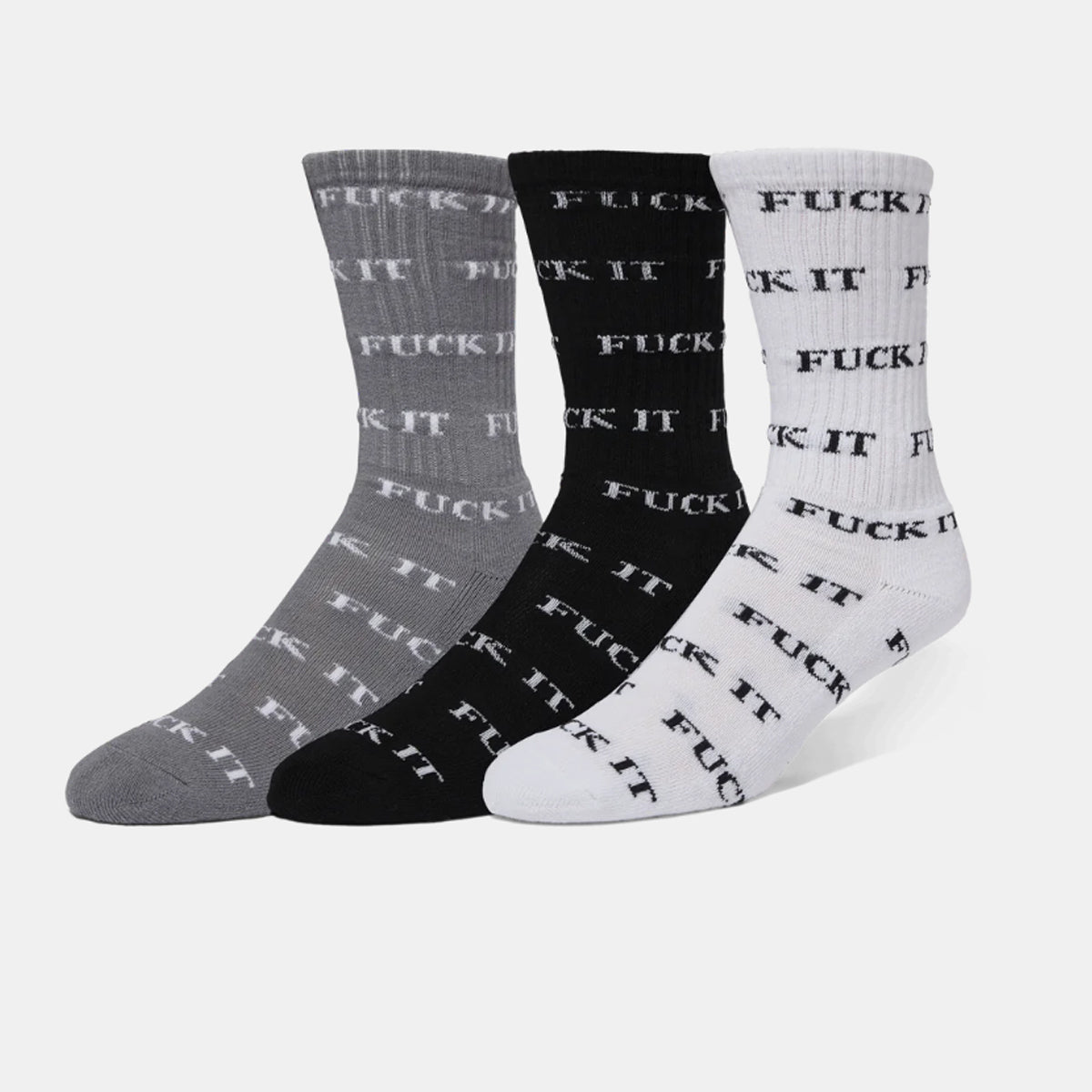 CALCETINES HUF FUCK IT 3 PACK SOCK MULTI