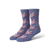 CALCETINES HUF GREEN BUDDY DOODLE PURPLE