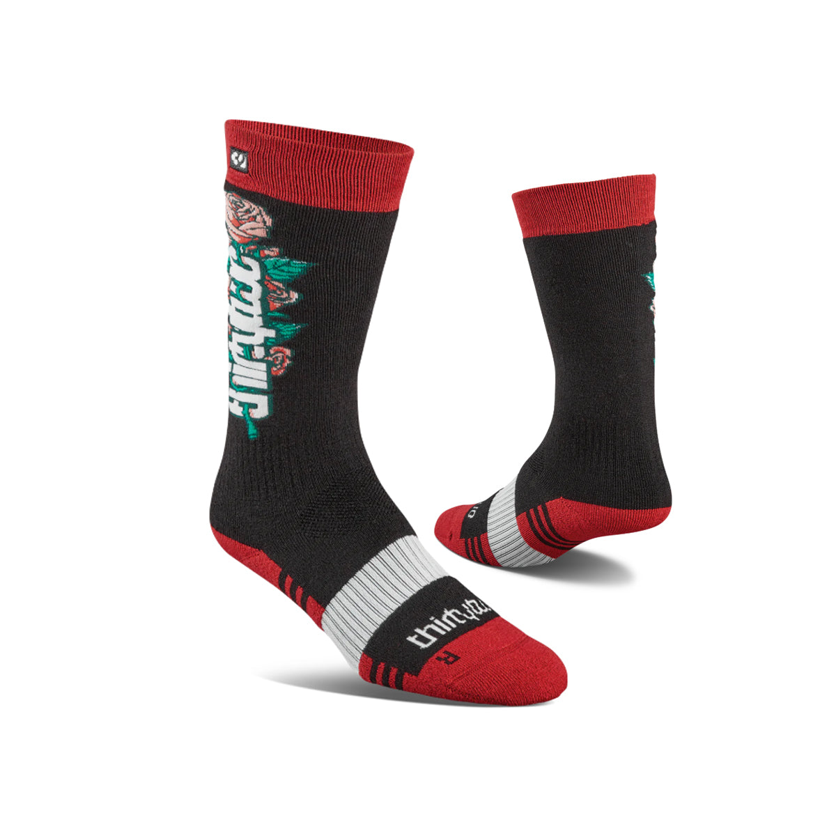 CALCETINES THIRTYTWO WOMEN'S MERINO BLK/PINK