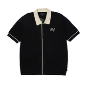 CAMISA HUF ICARUS S/S KNIT TOP BLK