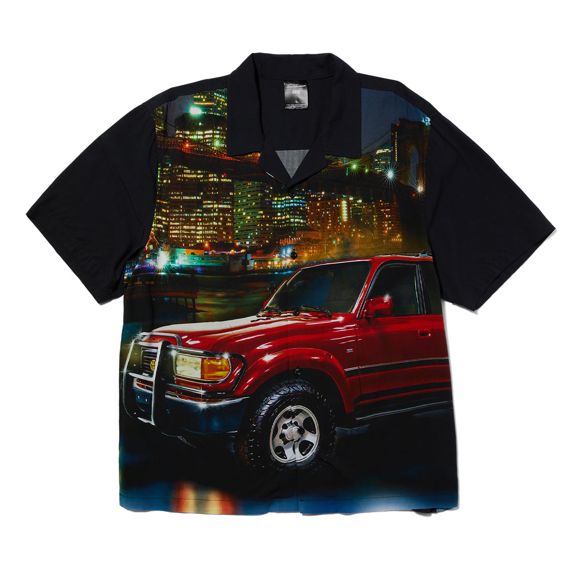 CAMISA HUF X TOYOTA BIG CITY S/S RESORT BLACK