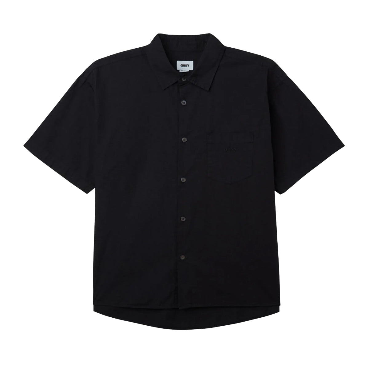 CAMISA OBEY PIGMENT SULLY WOVEN VINTAGE BLK