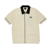 CAMISA HUF ICARUS S/S KNIT TOP NAT