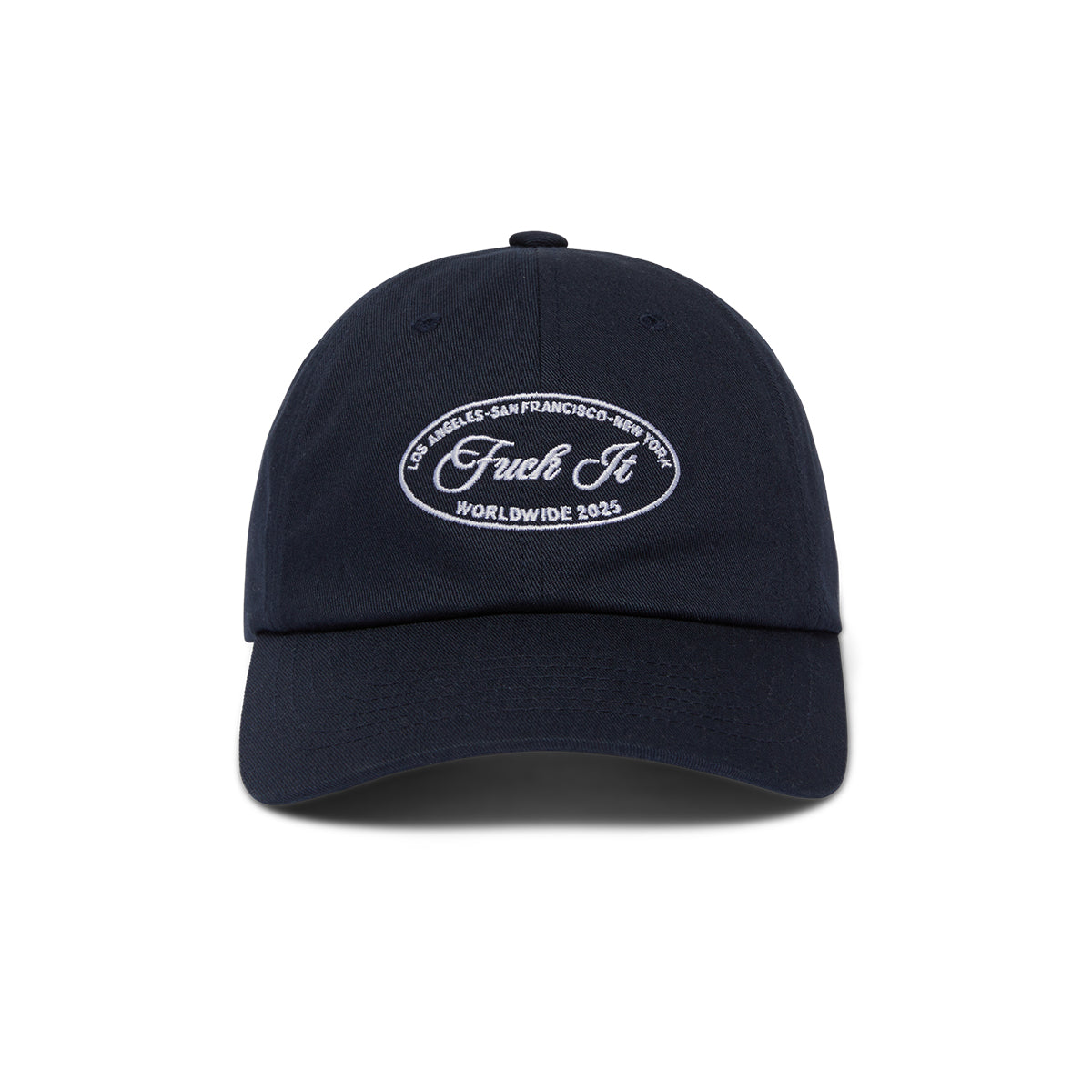 CAP HUF ATELIER CREST 6 PANEL CV NAVY