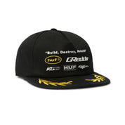 CAP HUF X GREDDY TEAM SNAPBACK BLK
