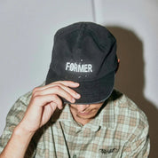 CAP FORMER LEGACY SCRATCH WASHED BLACK