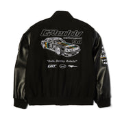 CHAQUETA HUF X GREDDY VARSITY BLACK