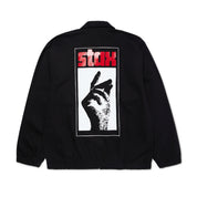 CHAQUETA HUF X STAX BLACK