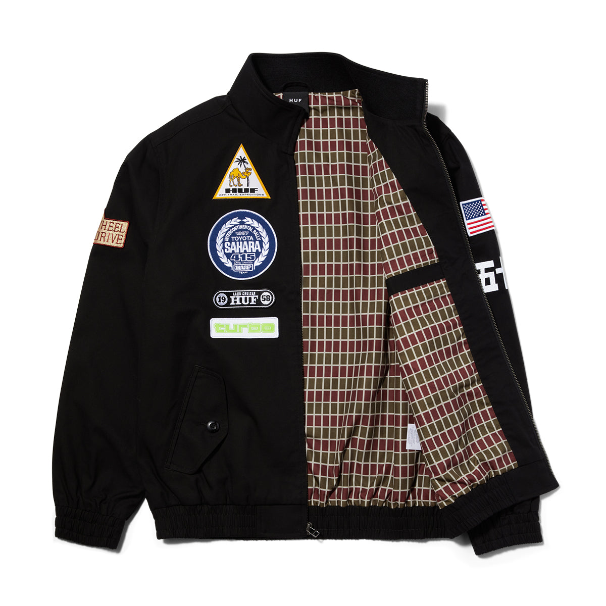 CHAQUETA HUF X TOYOTA OVERLAND TOURING BLACK