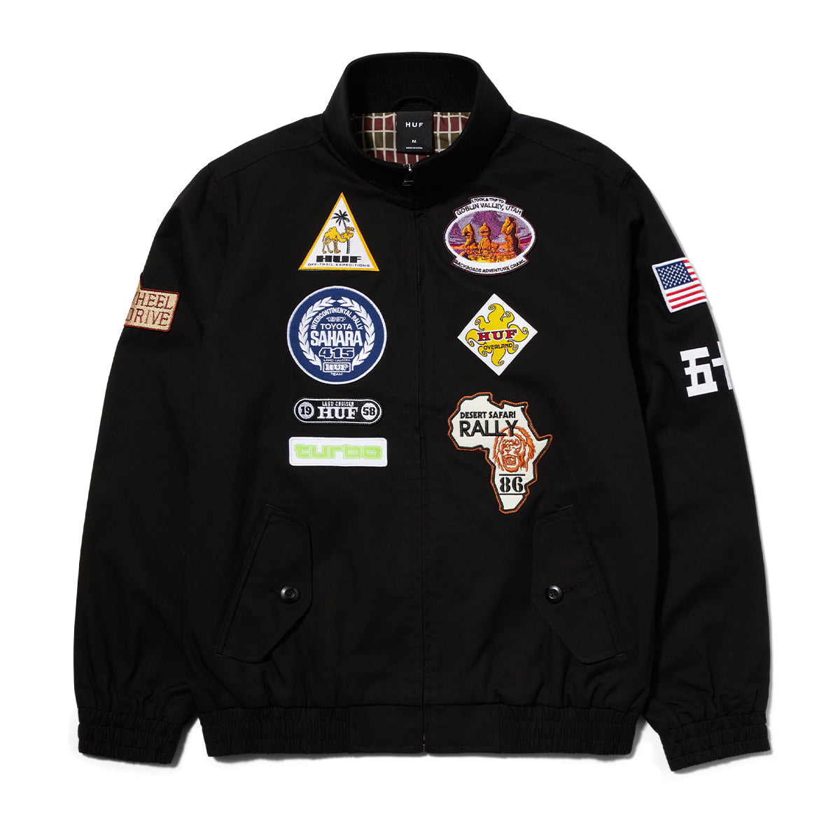 CHAQUETA HUF X TOYOTA OVERLAND TOURING BLACK