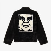 CHAQUETA OBEY ICON FACE SHERPA  BLACK