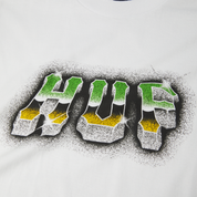 Polera HUF Chrome Grit S/S Tee White