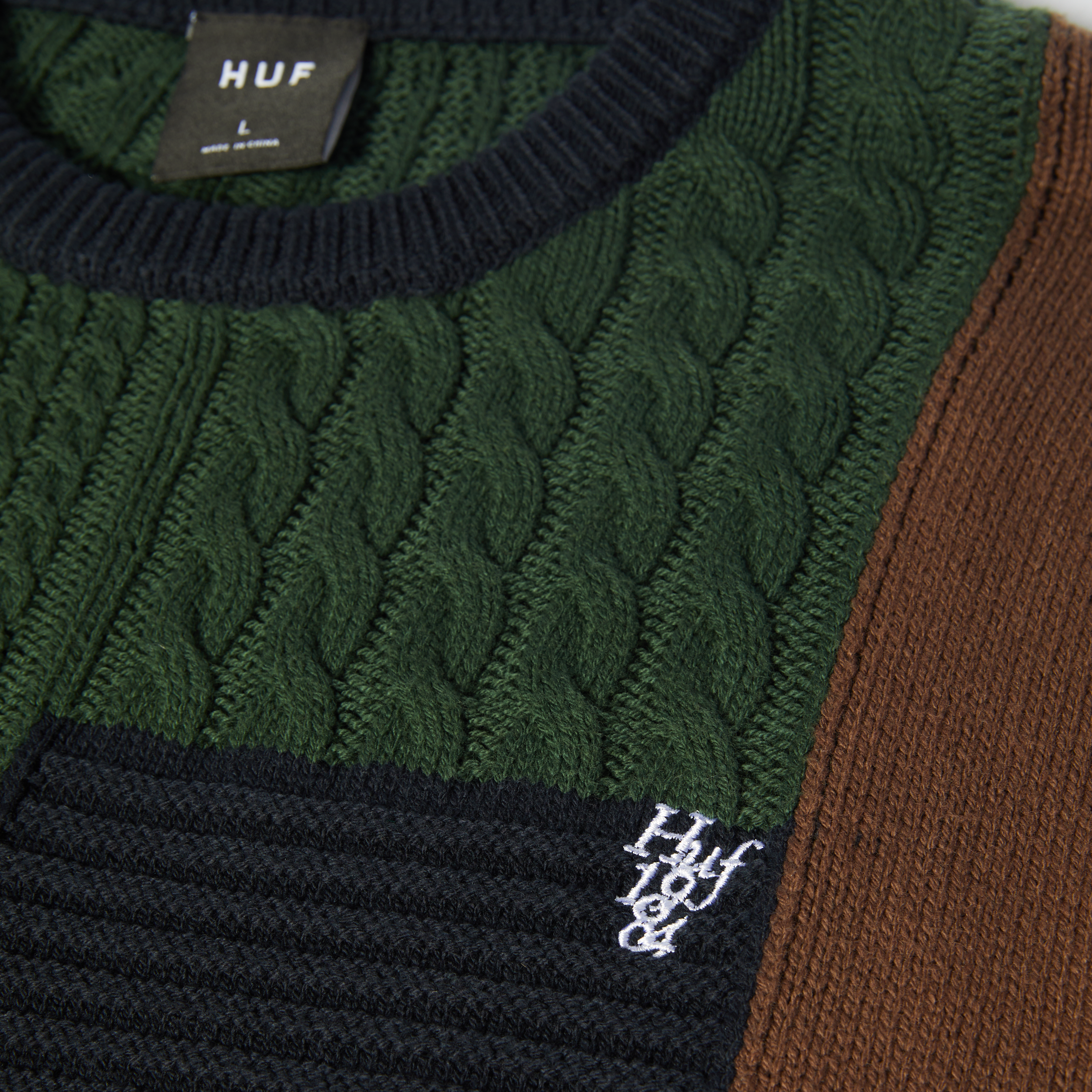 Chaleco HUF Columbia Cable Knit Multi