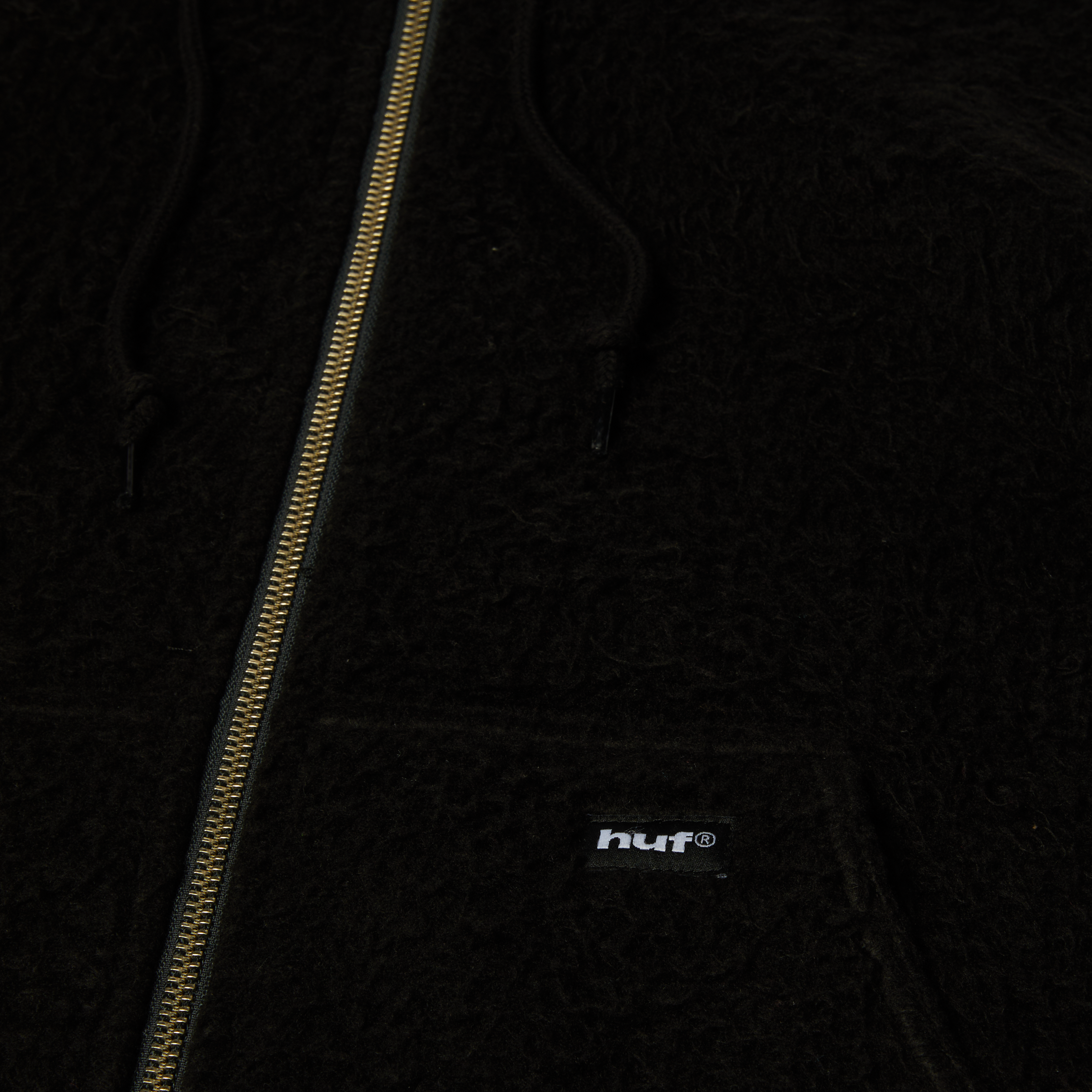 Poleron HUF Corso Heavyweight F/Z Hoodie Blk