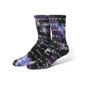 Calcetines HUF Fuck It Tiedye Purple