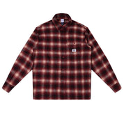 Camisa RIVVIA Off Track Check LS Red Wash
