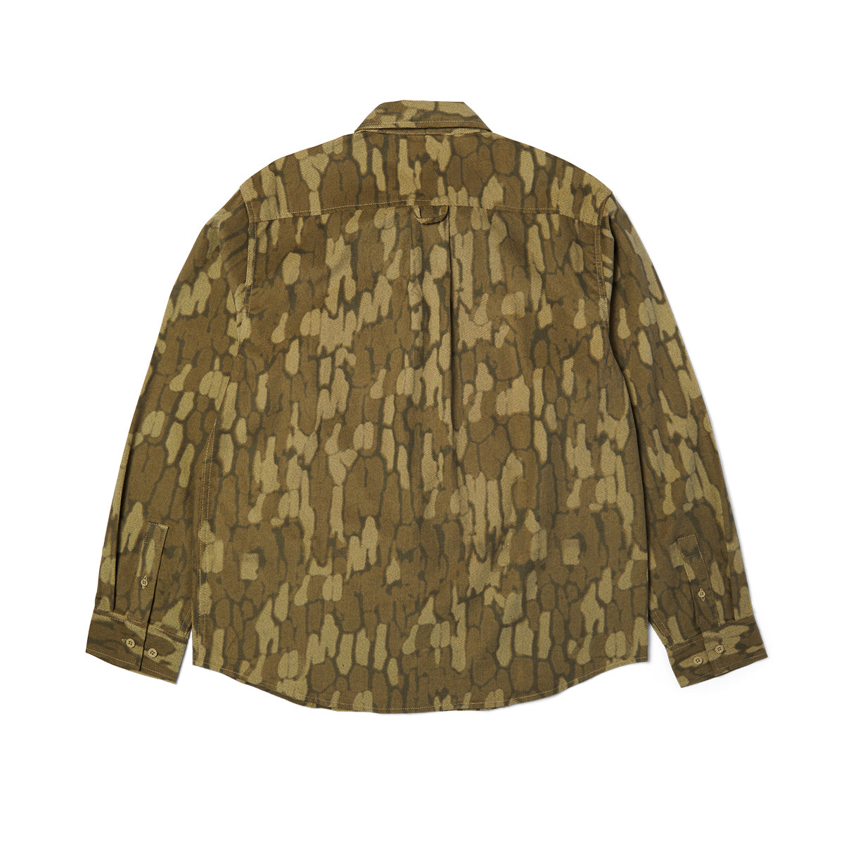 Camisa HUF Warped Camo Corduroy Shirt