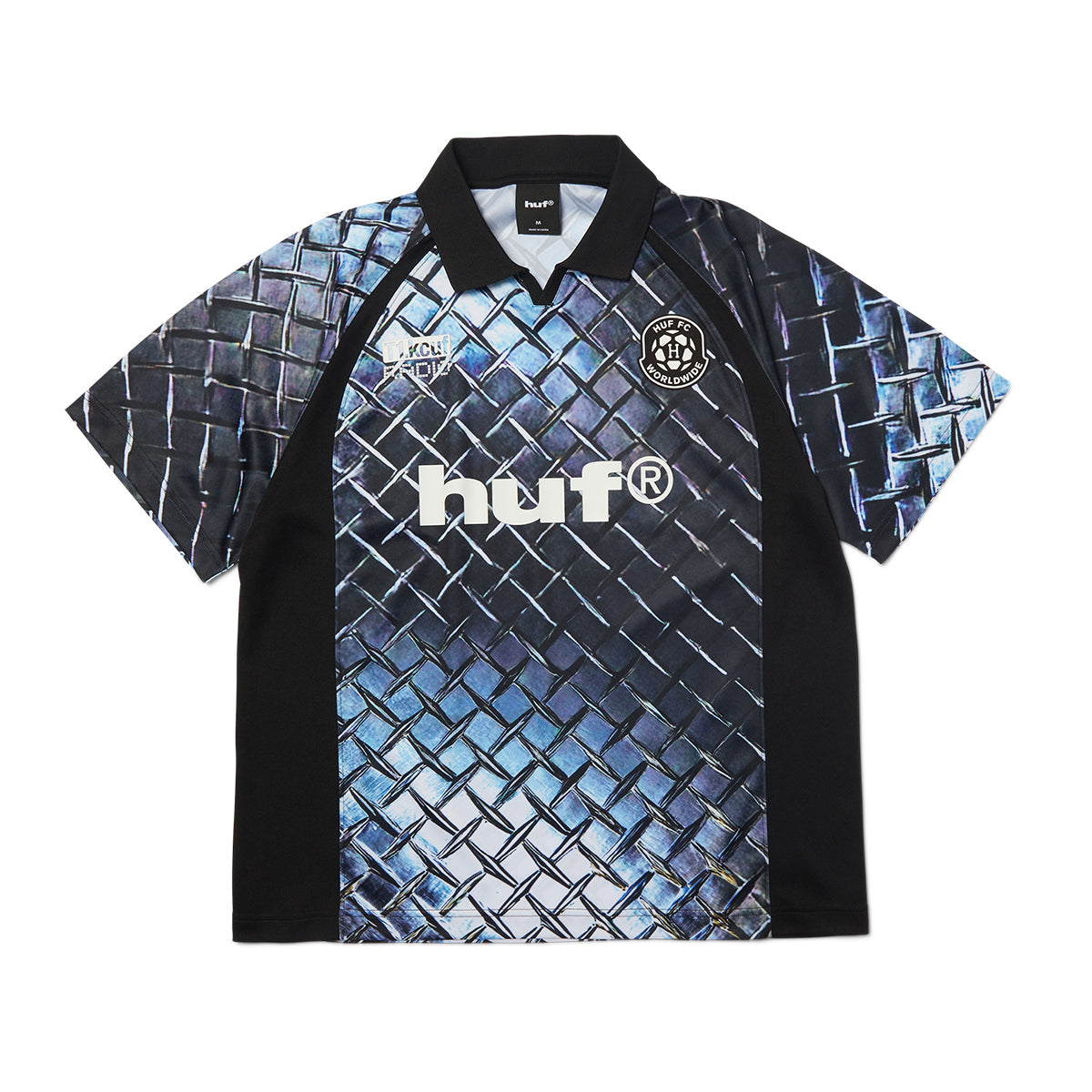 Camiseta HUF Diamond Plate Jersey Black