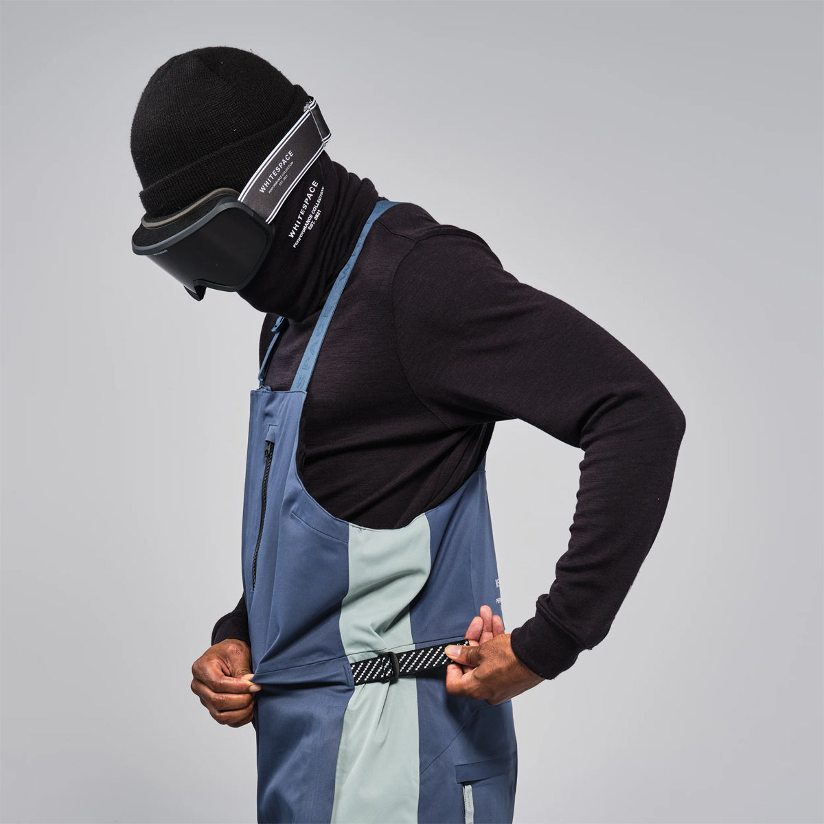 JARDINERA DE NIEVE WHITESPACE 2L CARGO INSULATED BIB SO/OCEAN BLUE