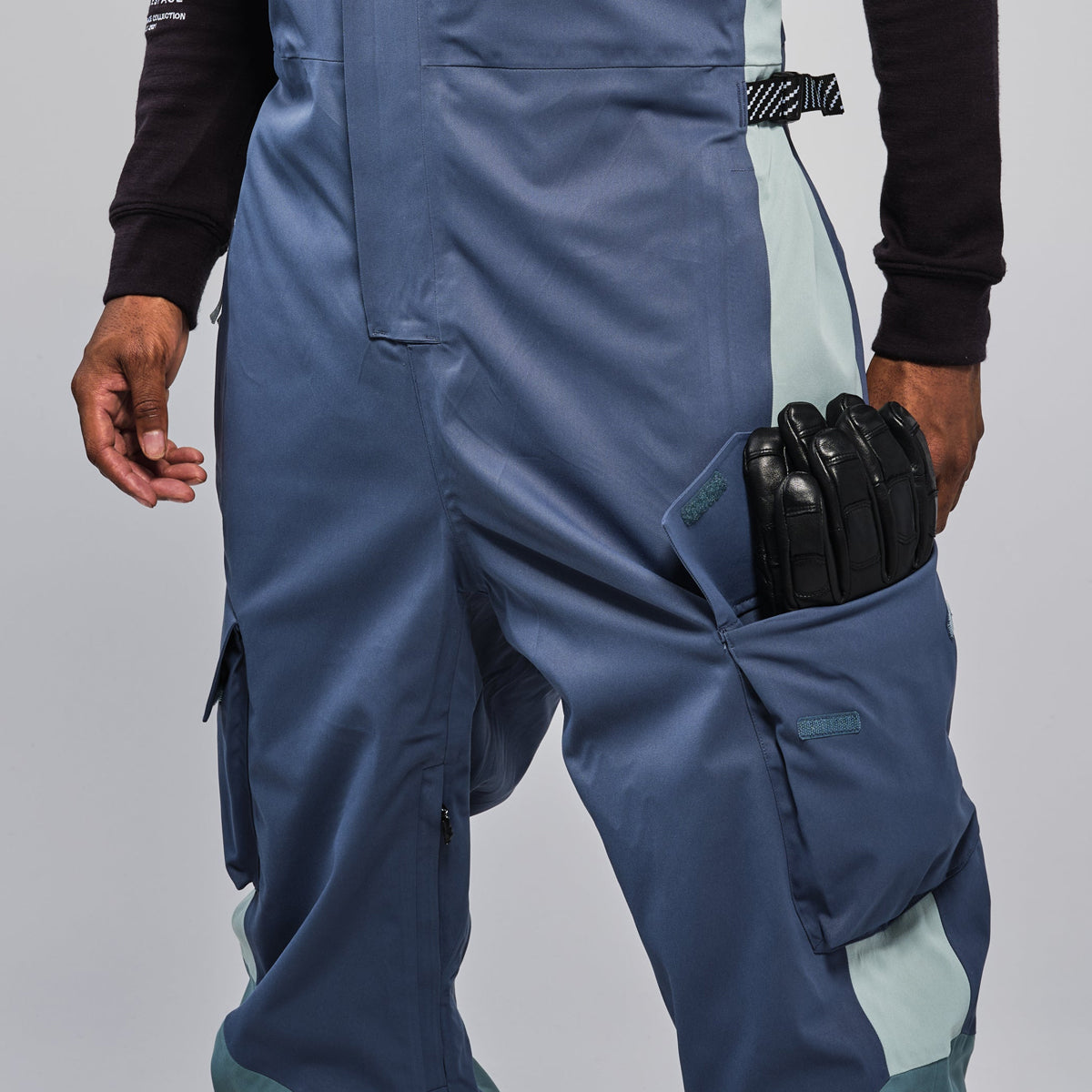 JARDINERA DE NIEVE WHITESPACE 2L CARGO INSULATED BIB SO/OCEAN BLUE