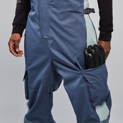 JARDINERA DE NIEVE WHITESPACE 2L CARGO INSULATED BIB SO/OCEAN BLUE