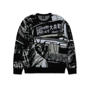 Chaleco HUF Worldwide Commuter Sweater Blk
