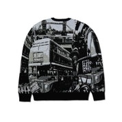 Chaleco HUF Worldwide Commuter Sweater Blk
