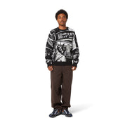 Chaleco HUF Worldwide Commuter Sweater Blk