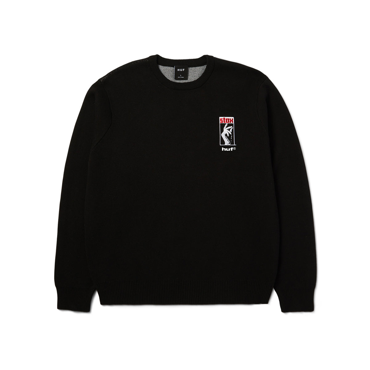 Chaleco HUF X ISAAC HAYES Black Moses Knit Sweater Blk