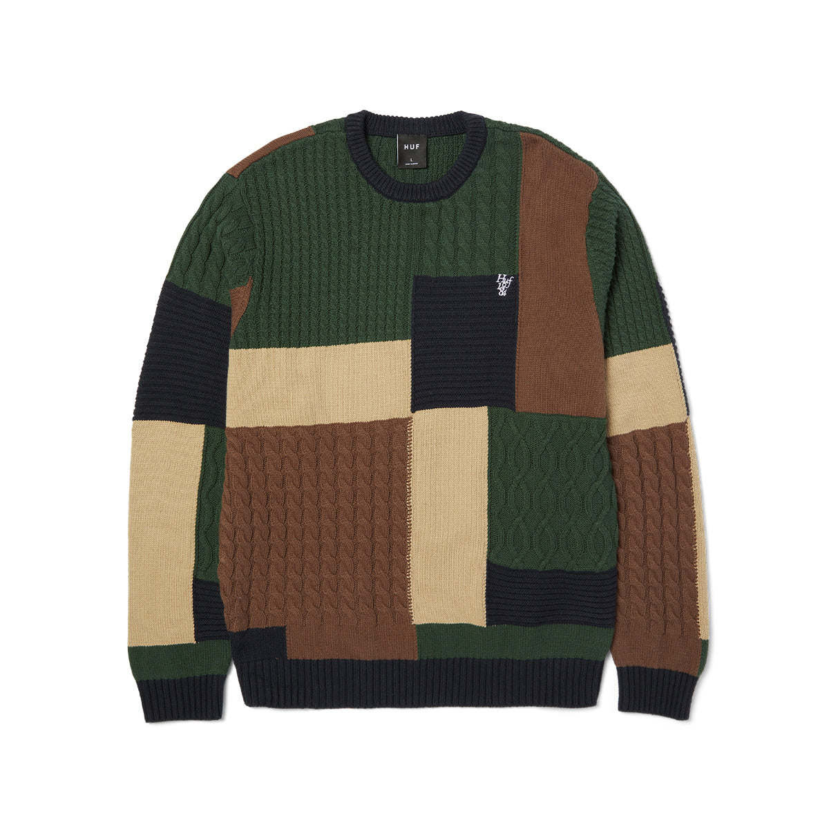 Chaleco HUF Columbia Cable Knit Multi