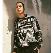 Chaleco HUF Worldwide Commuter Sweater Blk