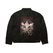 Chaqueta HUF X THRASHER Trucker Black