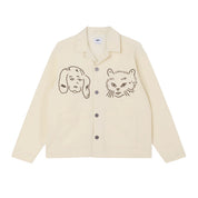 Chaqueta OBEY Vesta Shirt Jacket Egret