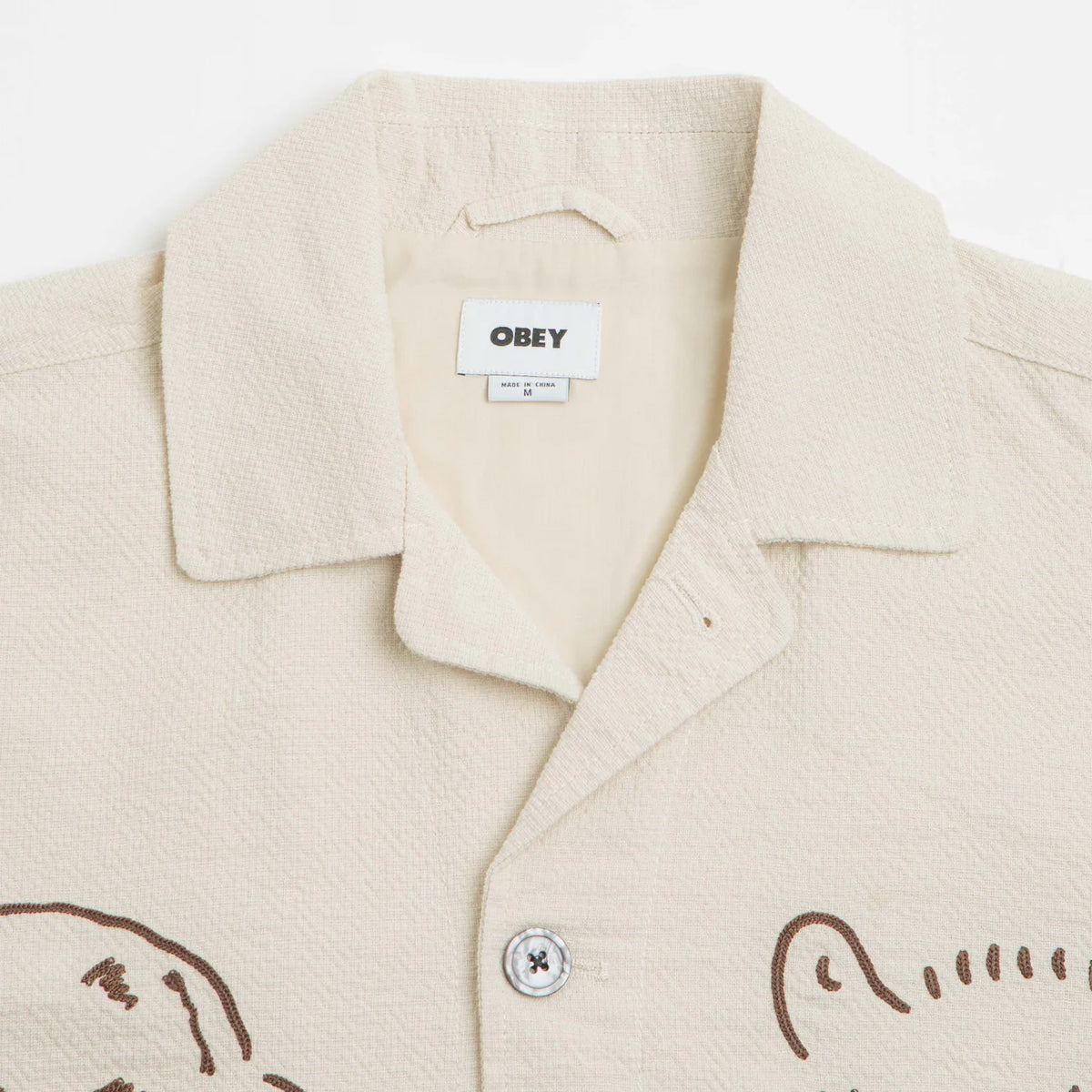 Chaqueta OBEY Vesta Shirt Jacket Egret