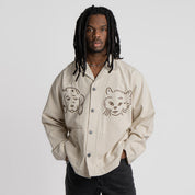 Chaqueta OBEY Vesta Shirt Jacket Egret