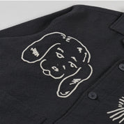 Chaqueta OBEY Vesta Shirt Jacket Pirate Black