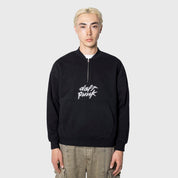 Chaqueta PLEASURES Primetime Quarter Zip Black