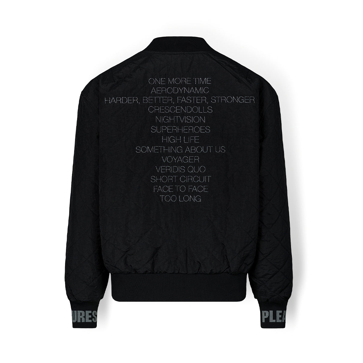 Chaqueta PLEASURES Daft Club Reversible Bomber Black