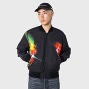 Chaqueta PLEASURES Daft Club Reversible Bomber Black