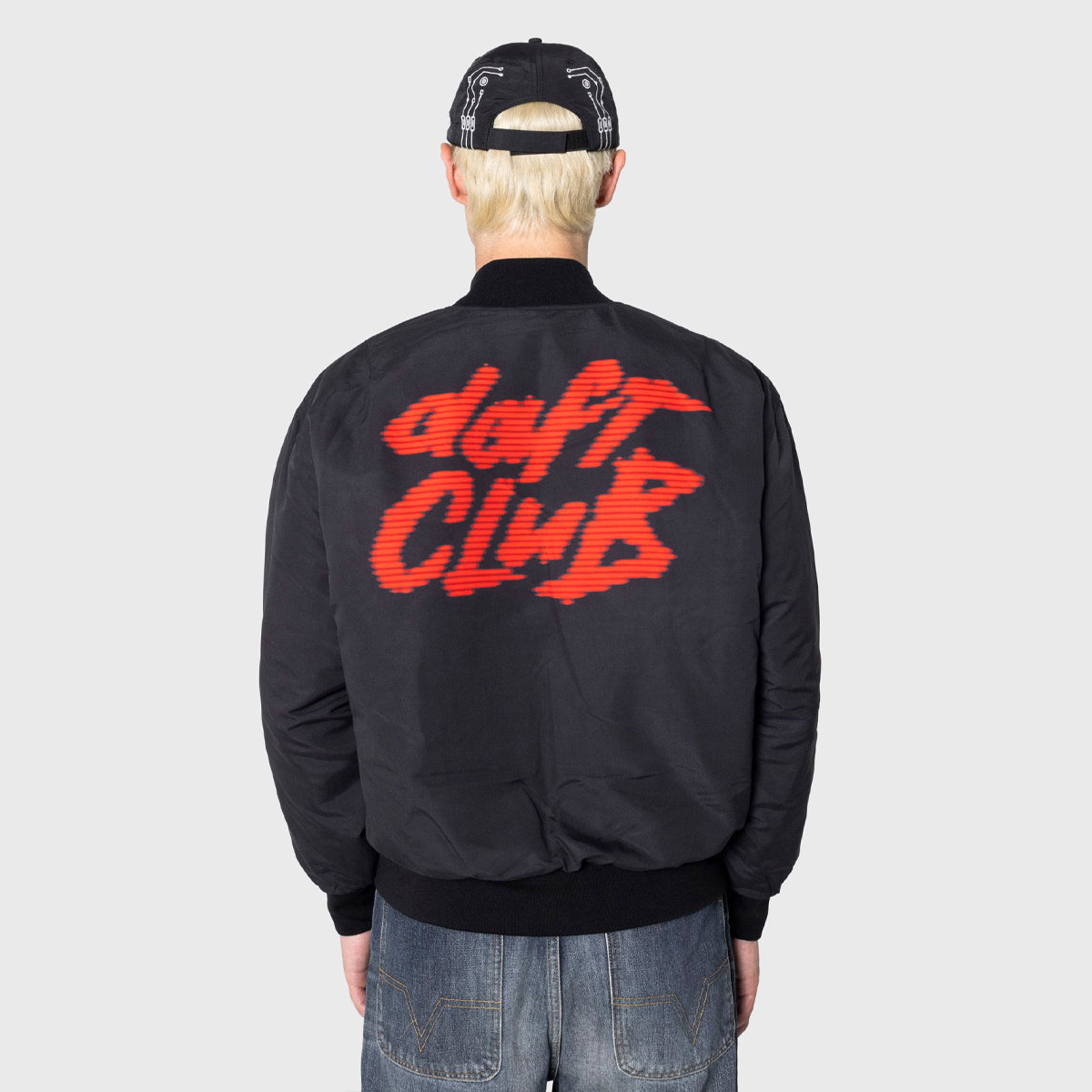 Chaqueta PLEASURES Daft Club Reversible Bomber Black