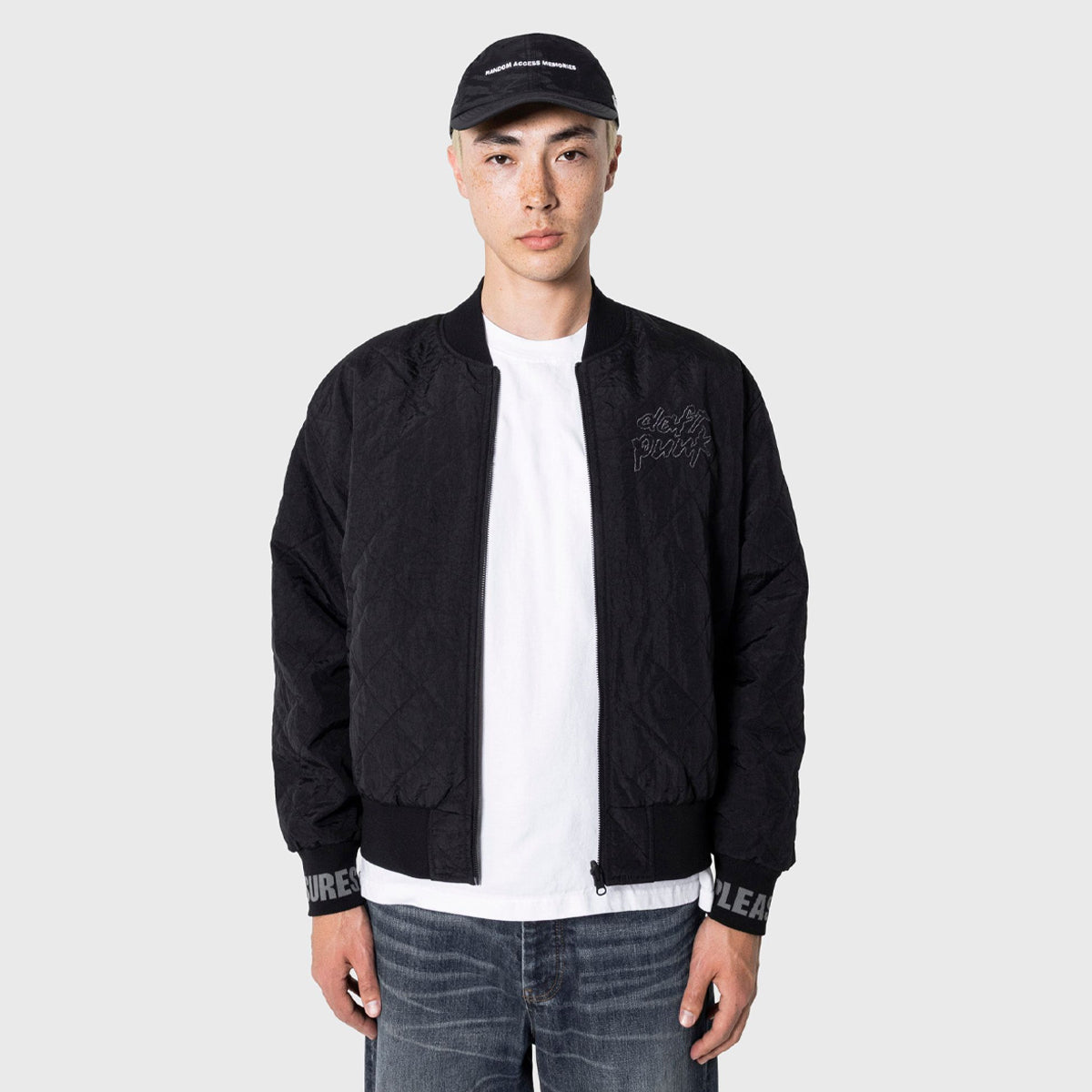 Chaqueta PLEASURES Daft Club Reversible Bomber Black