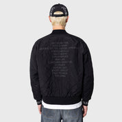 Chaqueta PLEASURES Daft Club Reversible Bomber Black